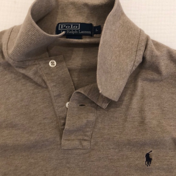 Polo by Ralph Lauren pique polo long sleeve shirt. - Picture 2 of 2